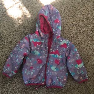 Reversible North Face toddler jacket